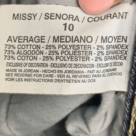 Nine West Date Night Fit Jeans Womens 30 / 10 Boot Cut - Picture 9 of 9